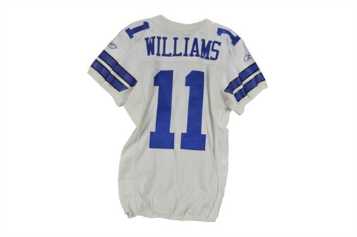 2008 Roy Williams Game-Worn Cowboys White Home Jersey (Cowboys-Steiner LOA)